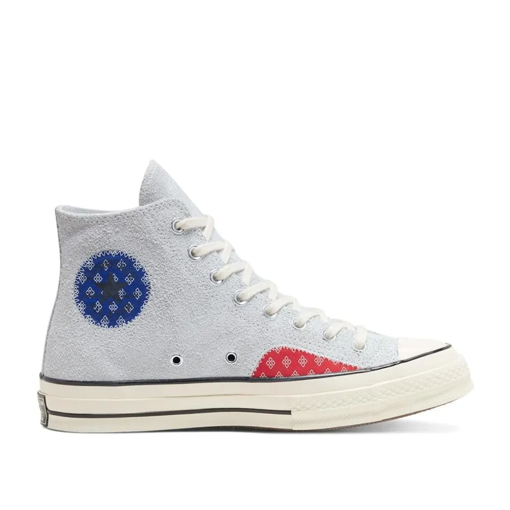 Converse Chuck Taylor 70 Hi (Grey / Red / Blue)
