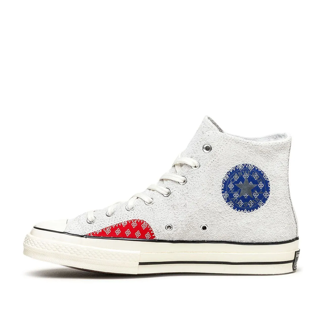 Converse Chuck Taylor 70 Hi (Grey / Red / Blue)