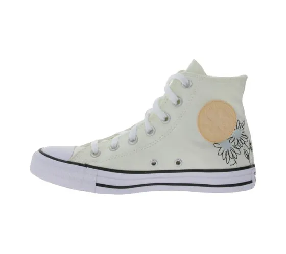 Converse Chuck Taylor All Star Chucks Baskets montantes pour femme avec imprimé floral A05131C Beige