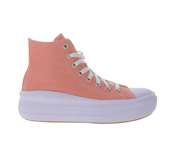 Converse Chuck Taylor All Star Move sneakers alte da donna con suola platform A03544C rosa