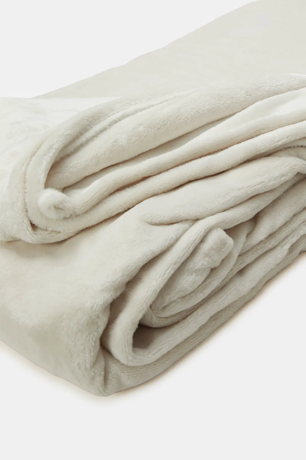 Cream Ultra Soft Blanket- (Single Size)