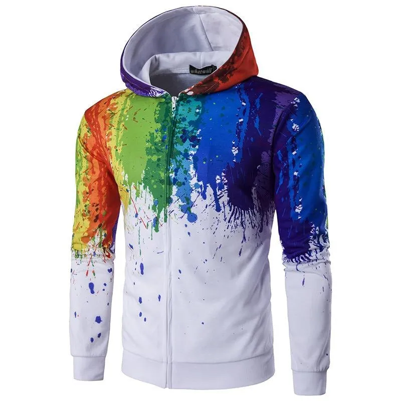 Creative Urban Wear Multi-Coloured Hoodie