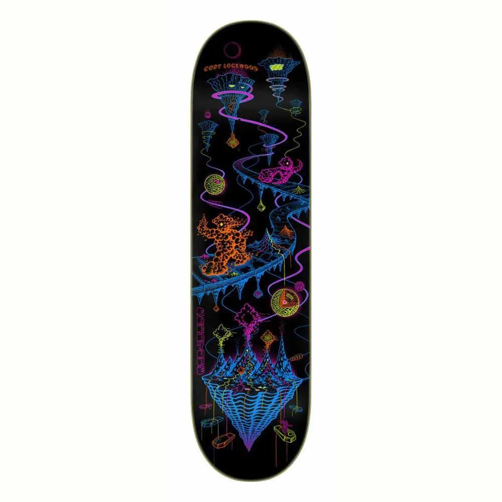 Creature Pro Skateboard Deck VX Lockwood Xploration Black/Multi 8.25