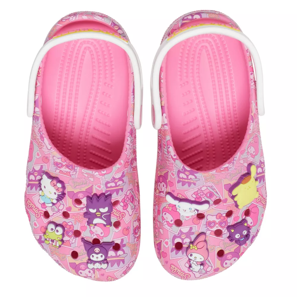 CROCS  GIRLS LITTLE-BIG KID HELLO KITTY CLASSIC CLOG