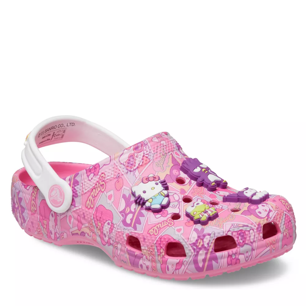 CROCS  GIRLS LITTLE-BIG KID HELLO KITTY CLASSIC CLOG