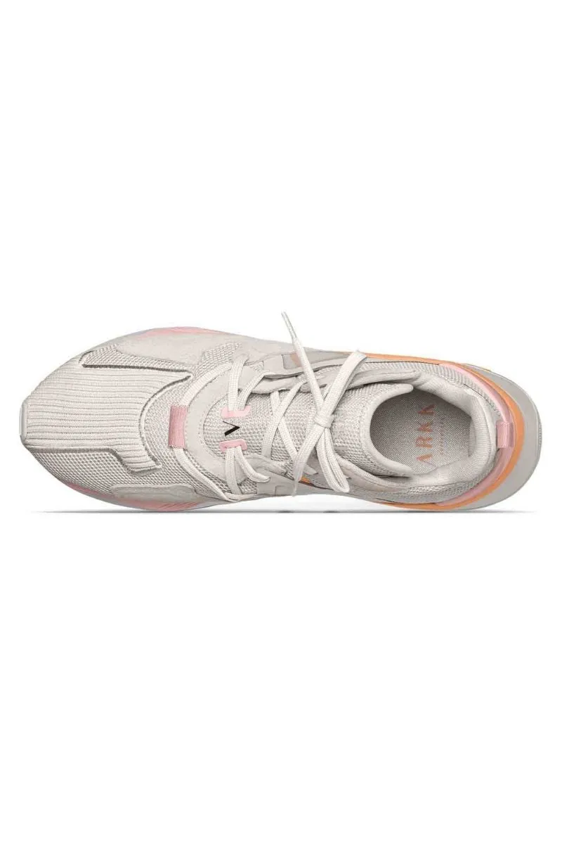 Cruisr Mesh Vulkn Vibram | Wind Grey Peach Cobber | Sneakers fra Arkk