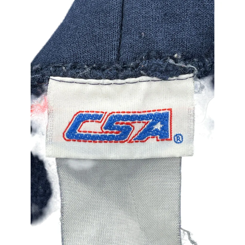 CSA Cleveland Indians Hoodie - Large - Navy Cotton Blend