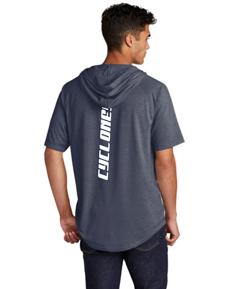 Cyclone Shooter Shot Sleeve Triblend Men's Hoodie