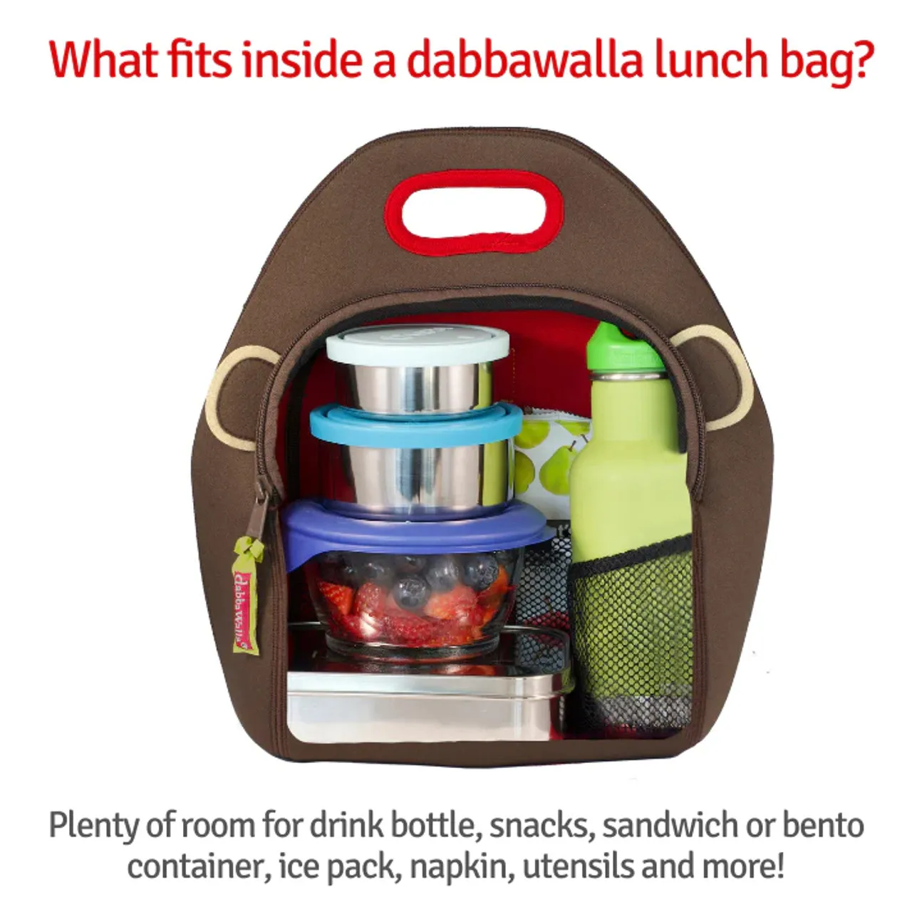 Dabba Walla Lunch Bag Cherry