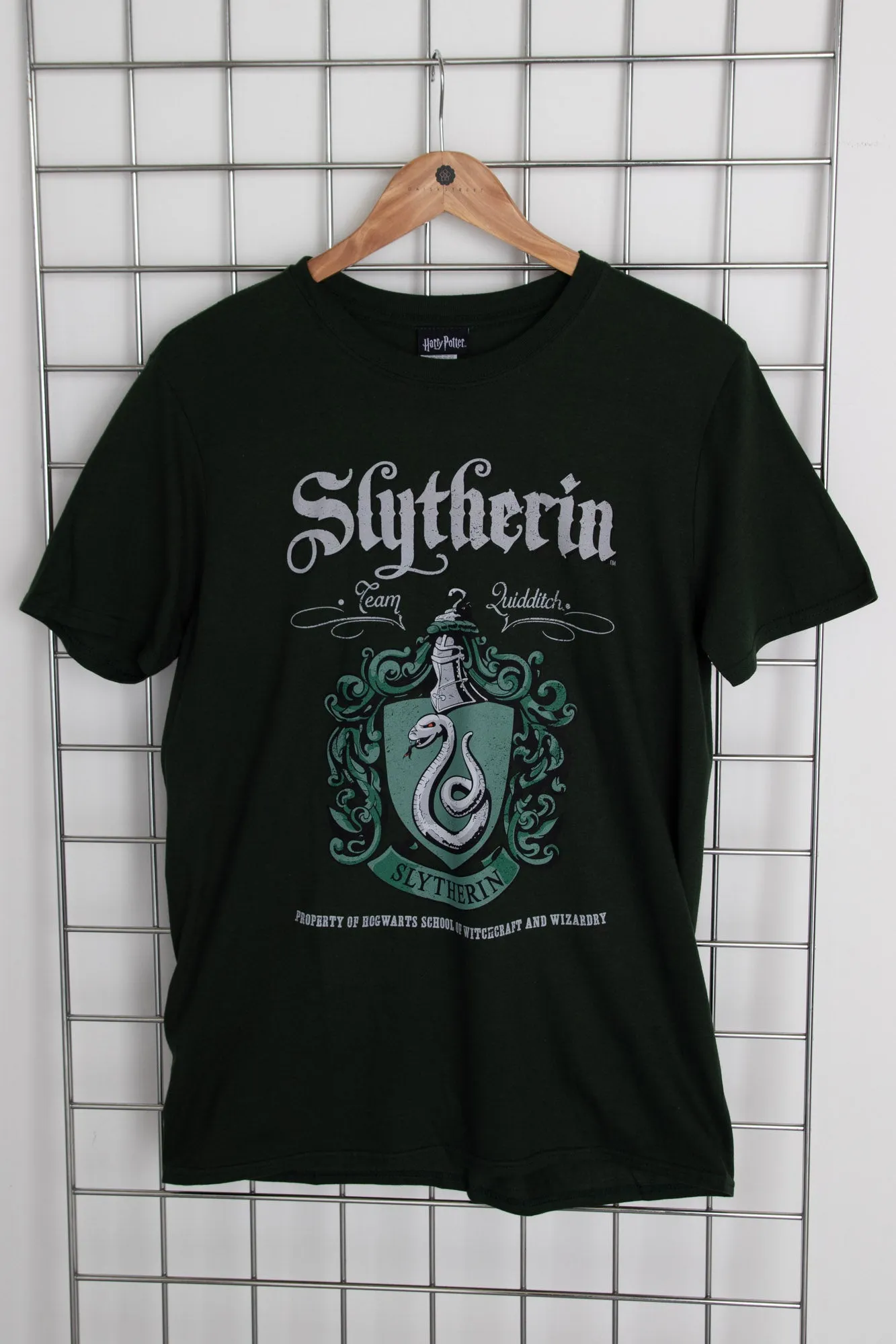 Daisy Street Licensed Relaxed T-Shirt With Harry Potter 'Slytherin' Crest Print