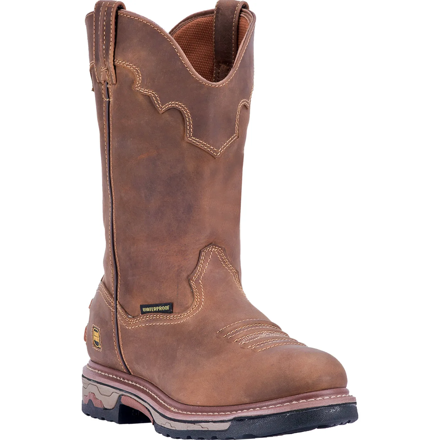 Dan Post Journeyman Men's Composite Toe Electrical Hazard Waterproof Western Work Pull-on Boot