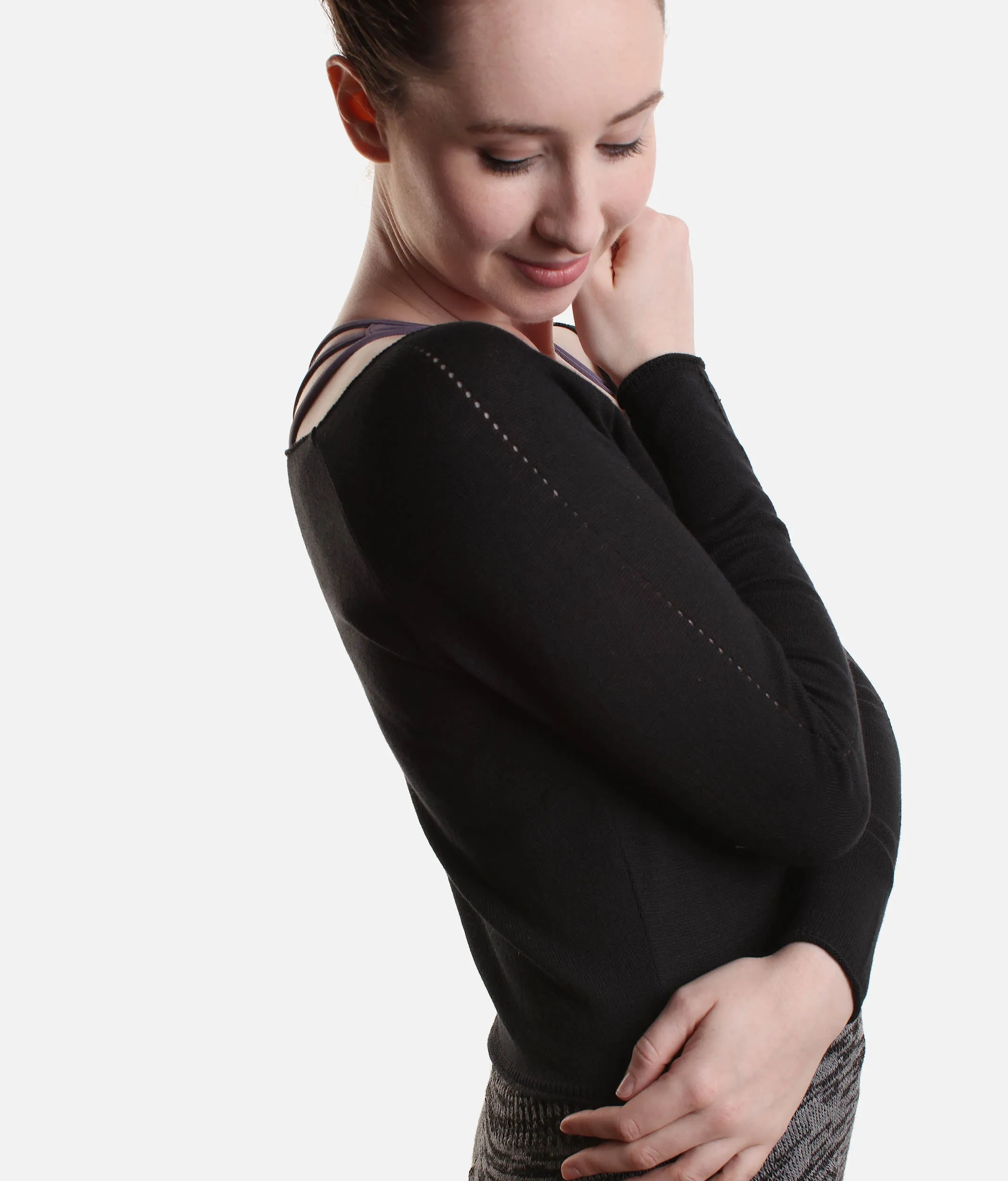 Dance Warm Up Top, Light Knit - 0689