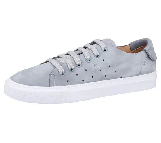 DARKWOOD mezzepunte da donna, scarpe in vera pelle con tecnologia soft touch, sneakers da tutti i giorni 8040 W 17NU blu