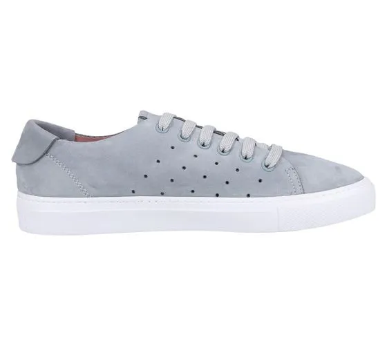 DARKWOOD mezzepunte da donna, scarpe in vera pelle con tecnologia soft touch, sneakers da tutti i giorni 8040 W 17NU blu