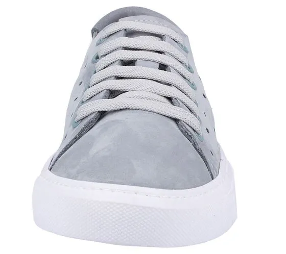 DARKWOOD mezzepunte da donna, scarpe in vera pelle con tecnologia soft touch, sneakers da tutti i giorni 8040 W 17NU blu