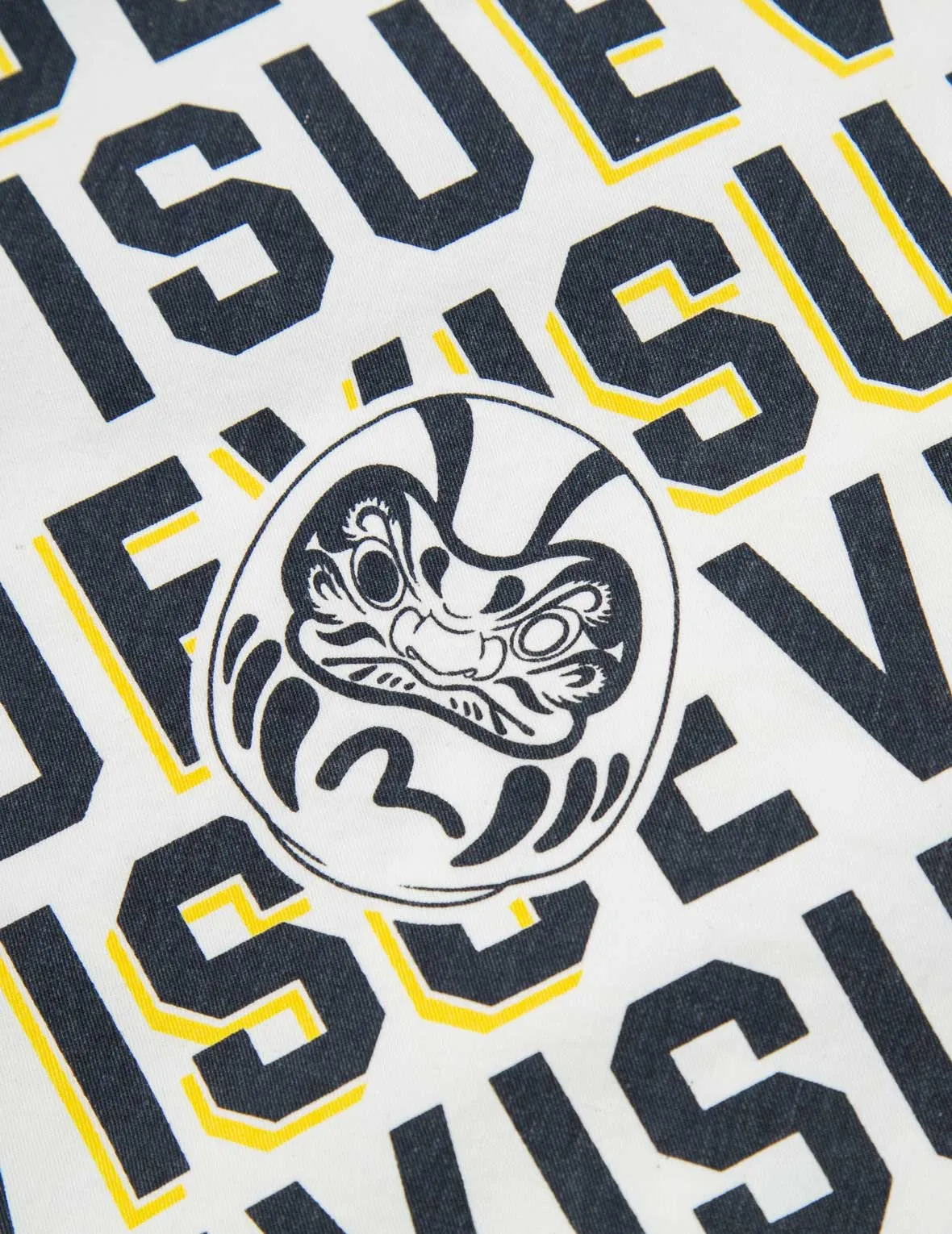 Daruma Buddies and Logo Print Baseball Shirt