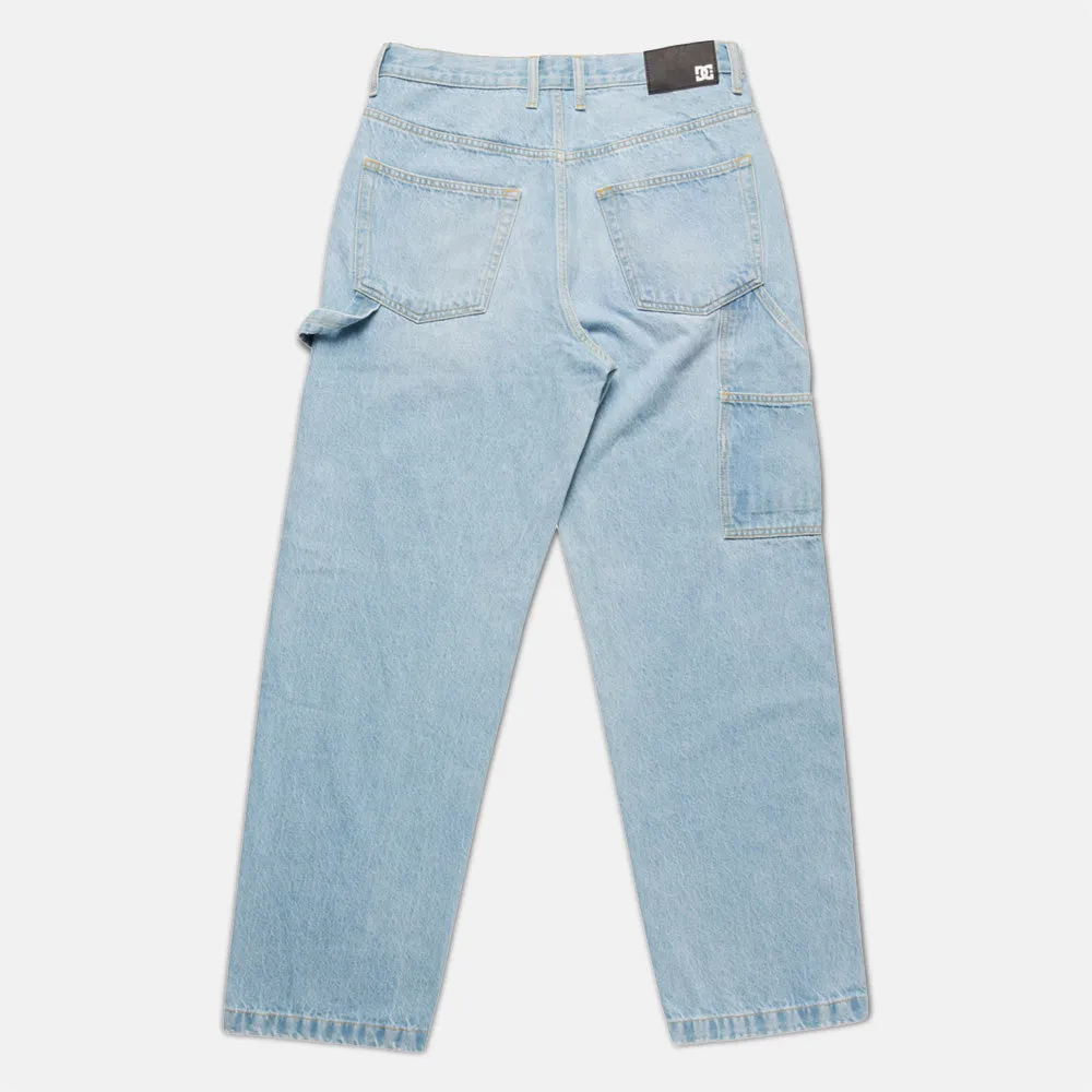 DC Shoes - Worker Baggy Carpenter Jeans - Light Indigo