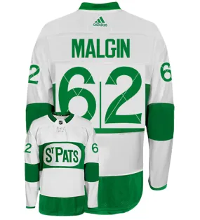Denis Malgin Toronto Maple Leafs St. Pats Adidas Authentic NHL Hockey Jersey     