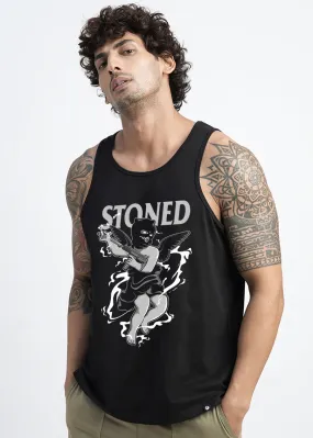 Devil Stoned Mens Printed Vest