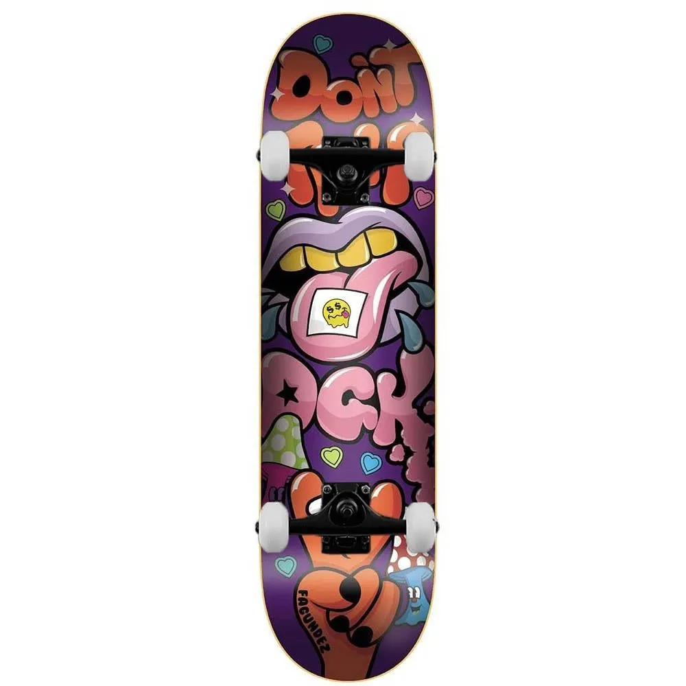 DGK Ghetto Psych Complete Skateboard Fagundes Multi 8.25