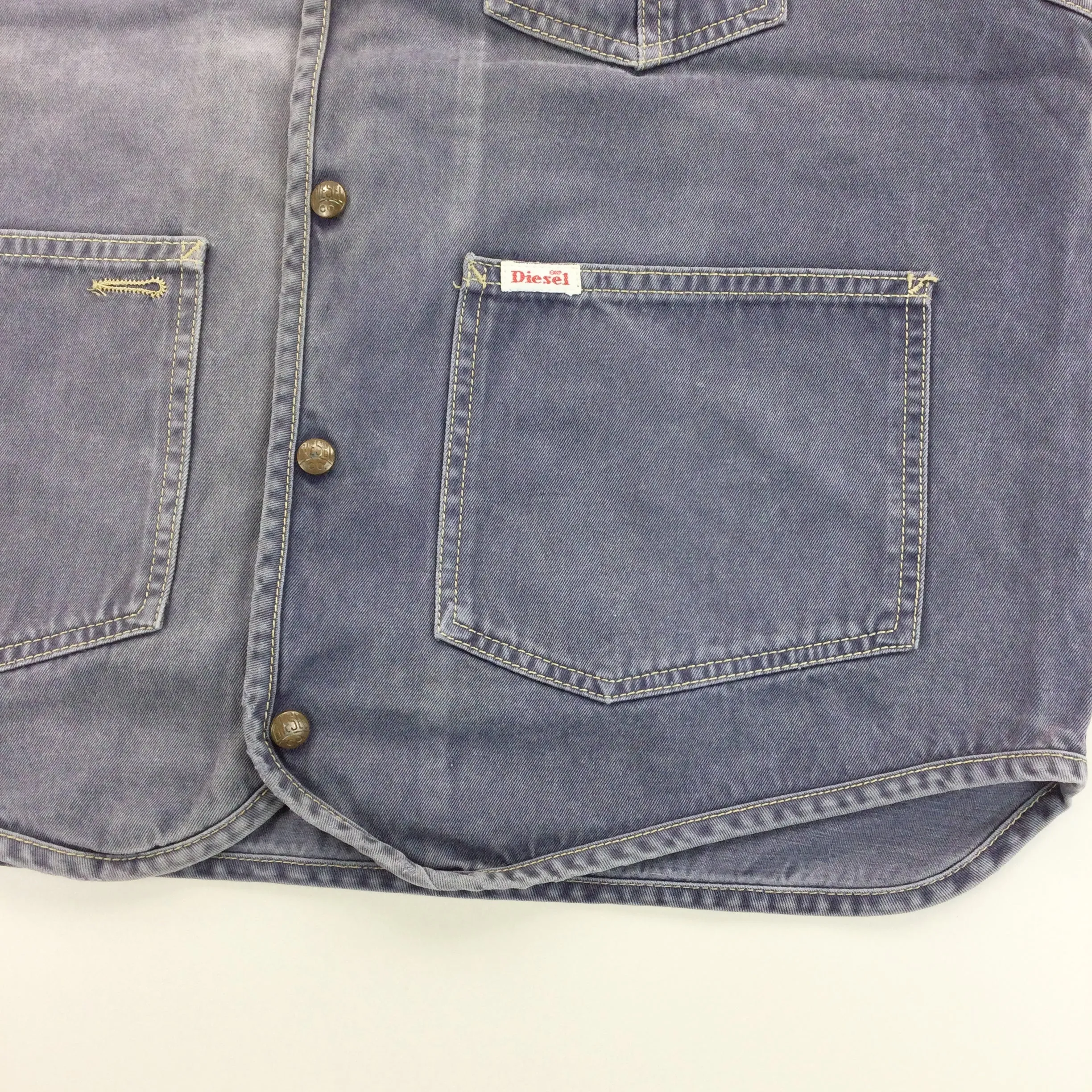 Diesel 90s Denim Vest - Small