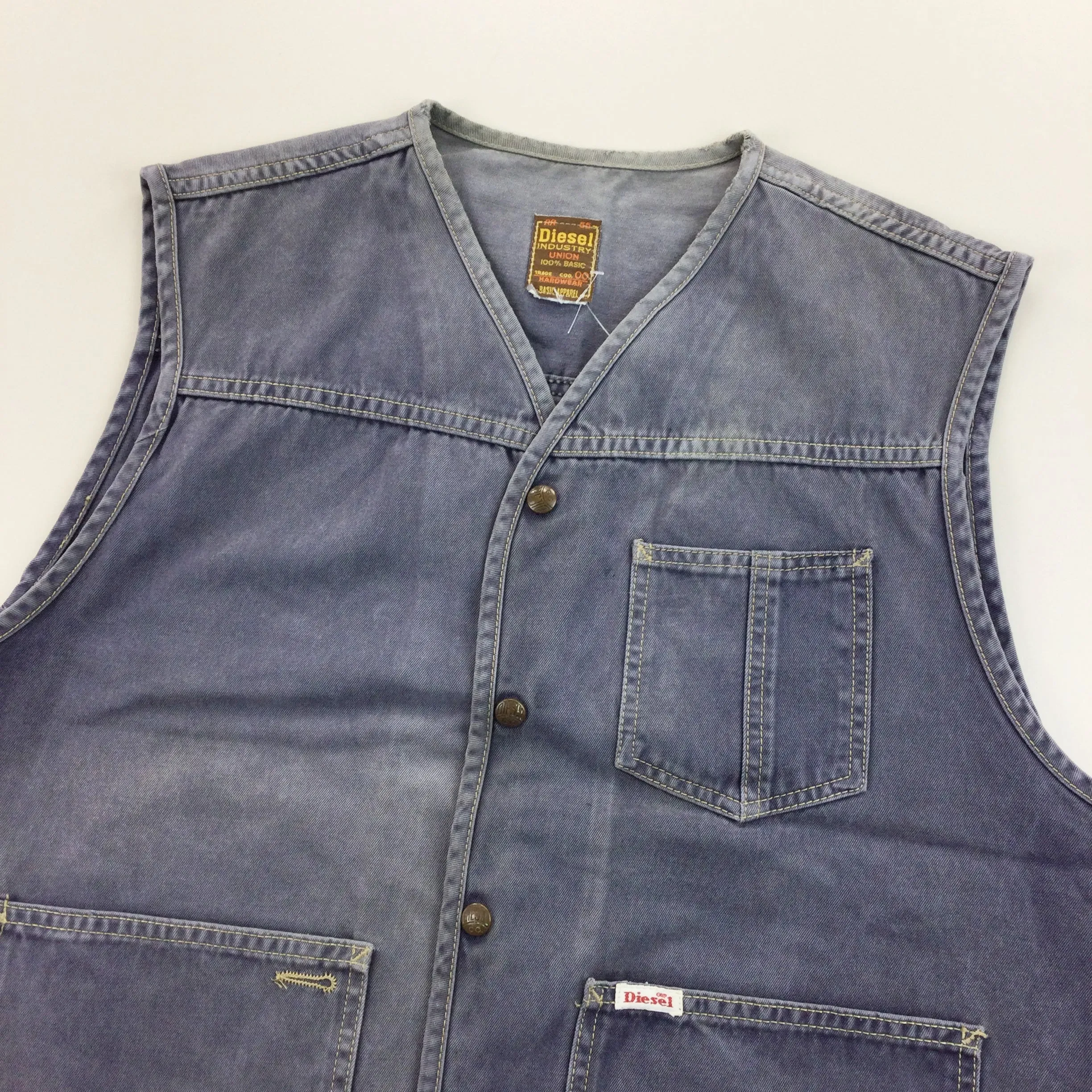 Diesel 90s Denim Vest - Small