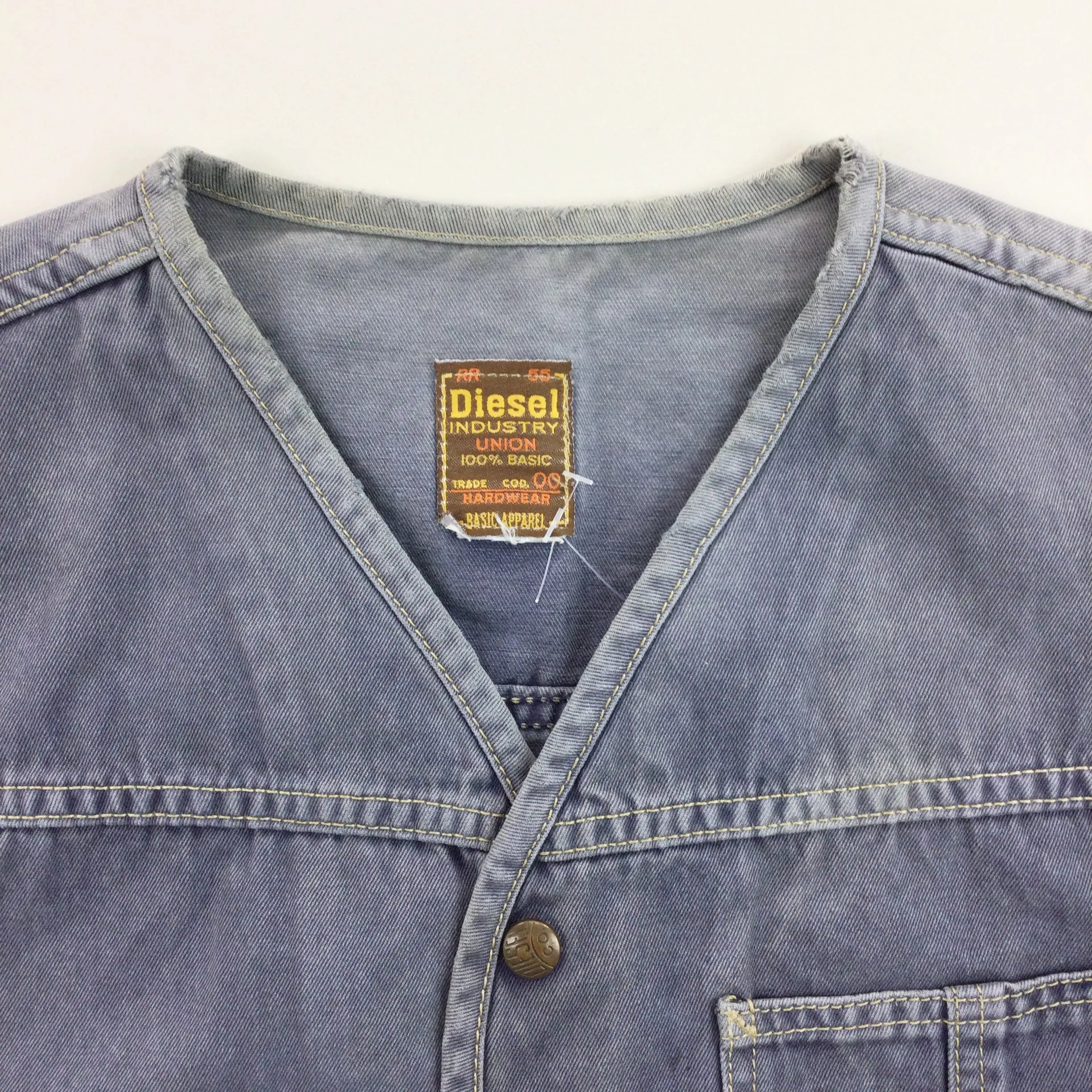 Diesel 90s Denim Vest - Small