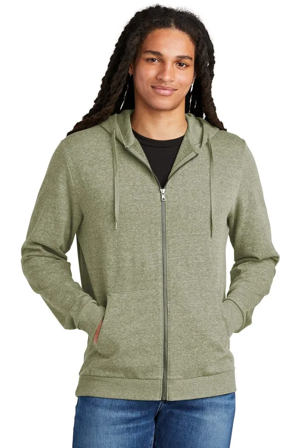 District DT1302: Perfect Tri Fleece Full-Zip Hoodie