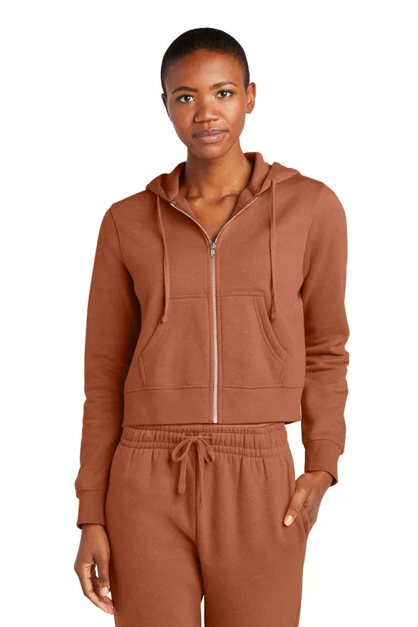 District DT6103: Women's V.I.T. Fleece Full-Zip Hoodie