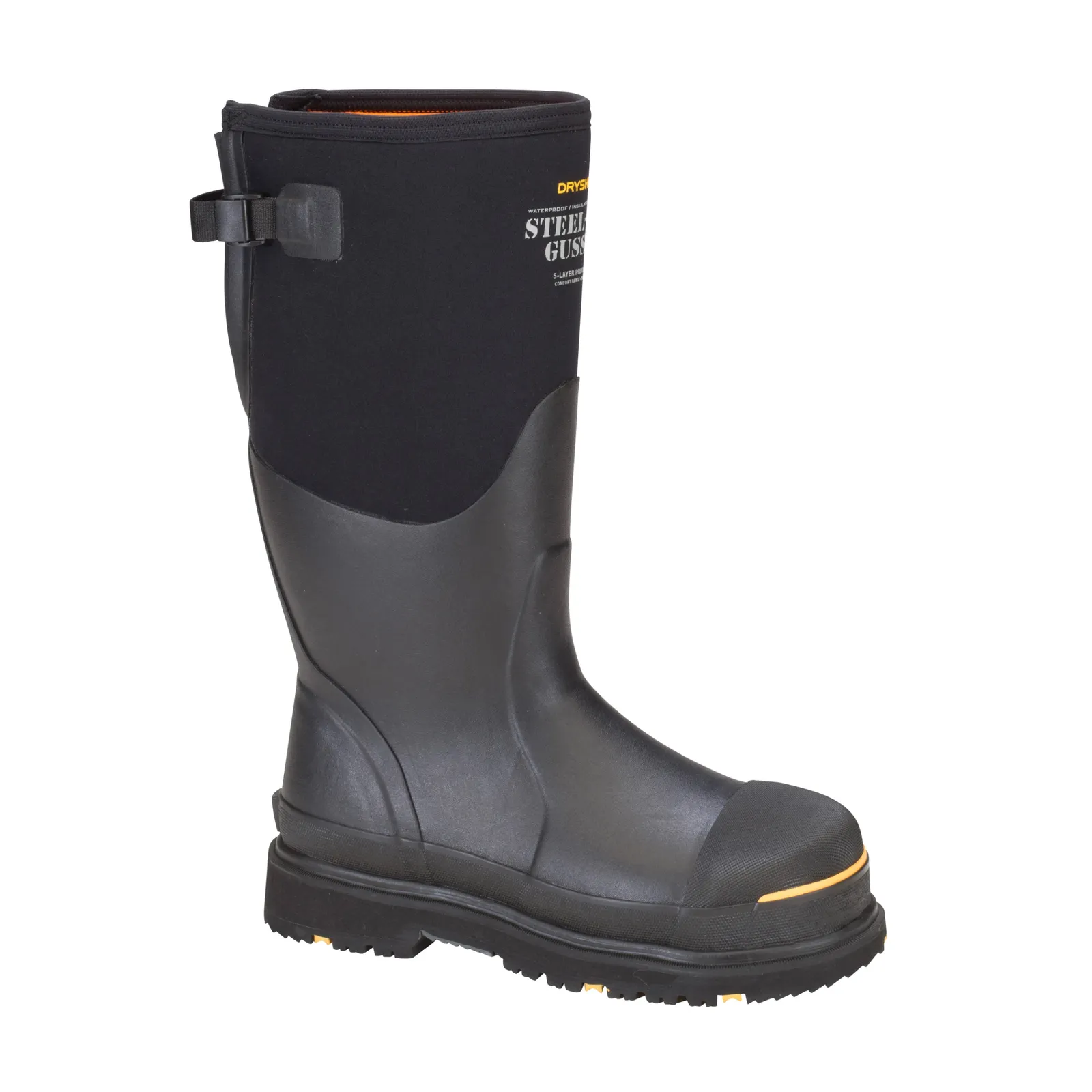 Dryshod Men's Steel-Toe Adjustable Gusset Work Boot 