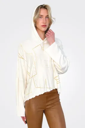East Hoodie Pattern - Ivory