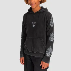 Element X Star Wars Deathstar Pullover Hoodie Washed Black - Kids