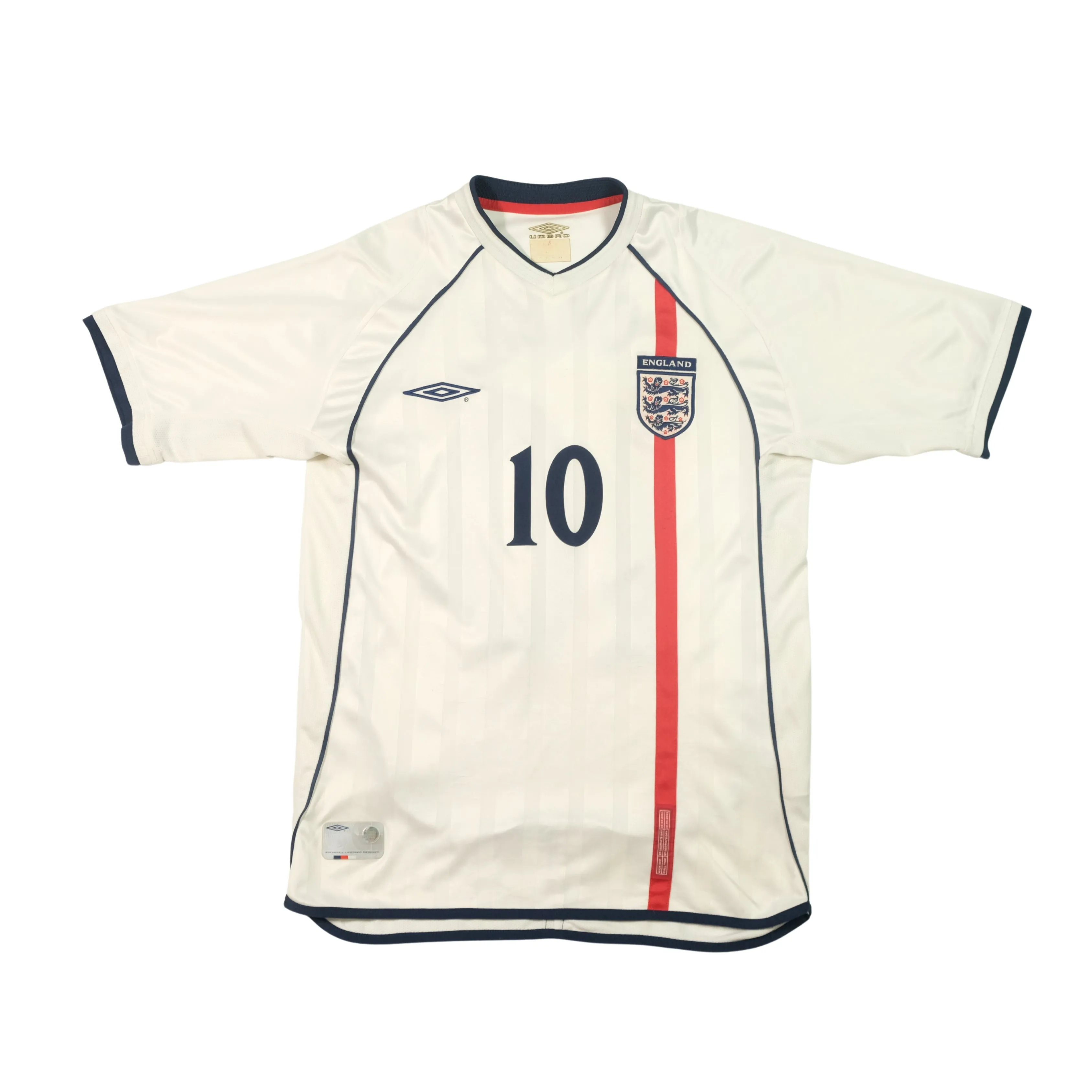 England Owen Original 2002/2004 Home Football Shirt Medium