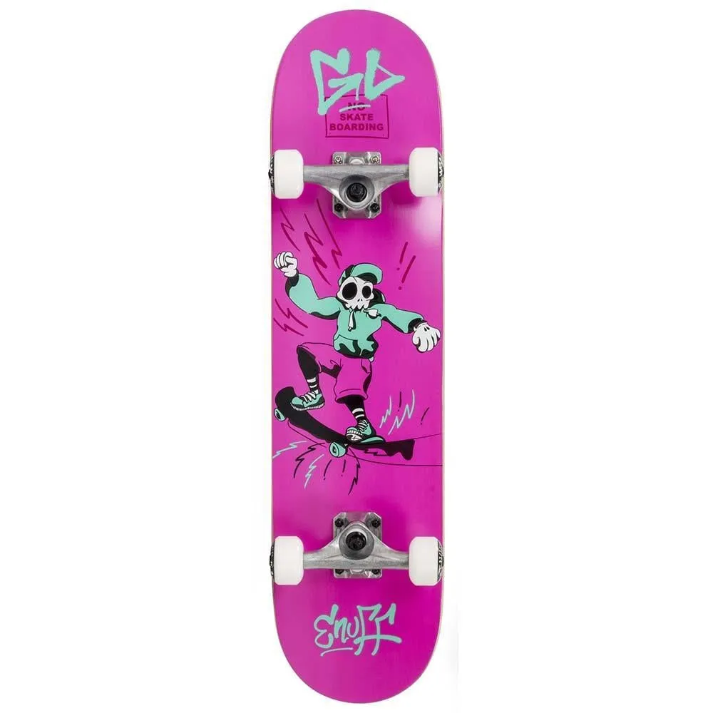 Enuff Skully Factory Complete Skateboard Pink 7.75 x 31.5