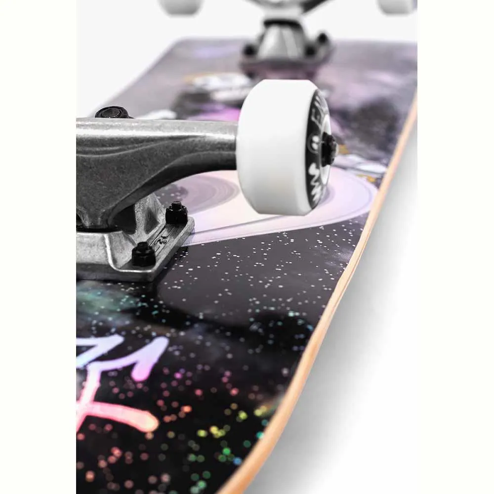 Enuff Skully Hologram Factory Complete Skateboard Black 7.25