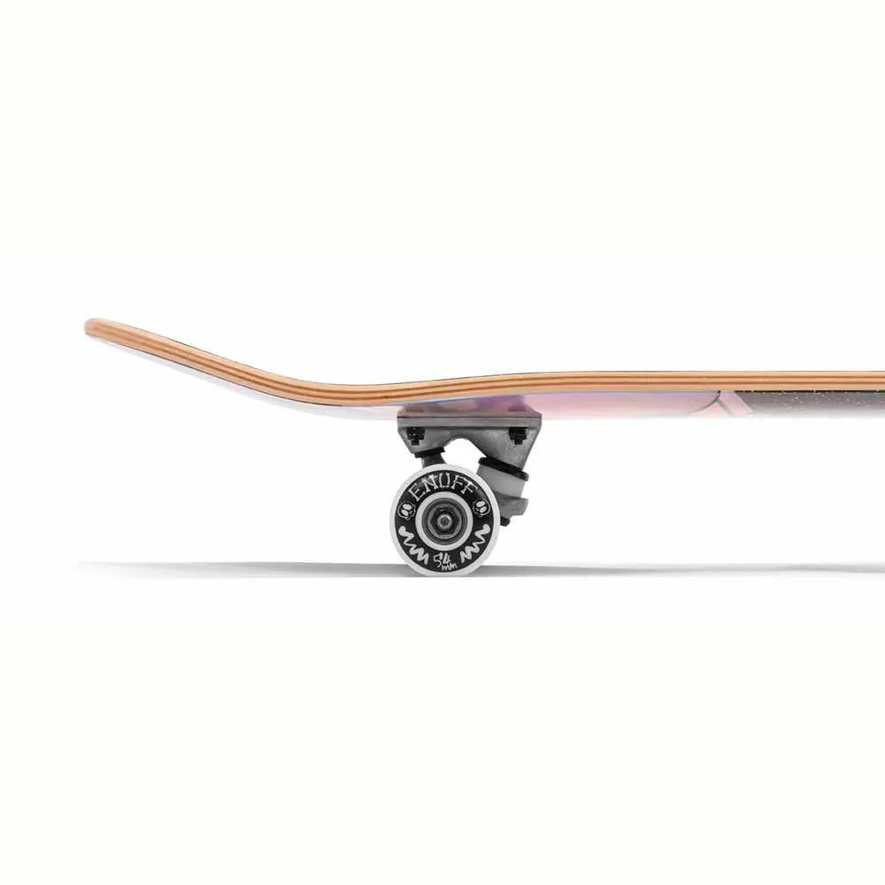 Enuff Skully Hologram Factory Complete Skateboard Black 7.25