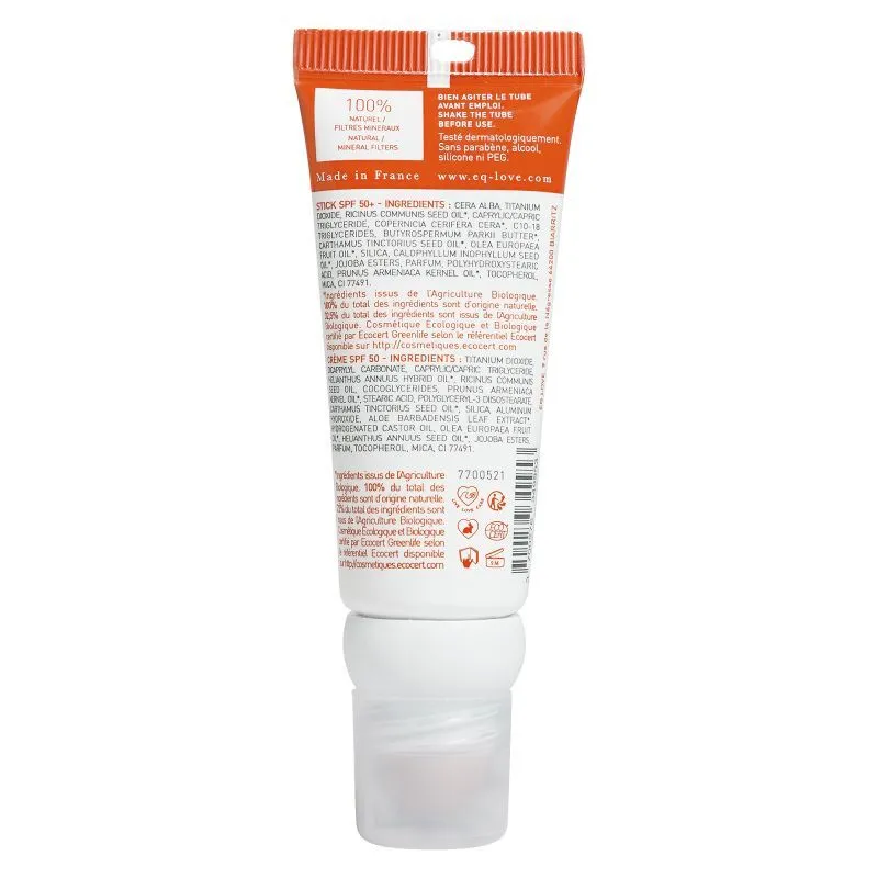 EQ  Combo Sunstick-Sunscreen SPF 50+/SPF 50 - Crema solare