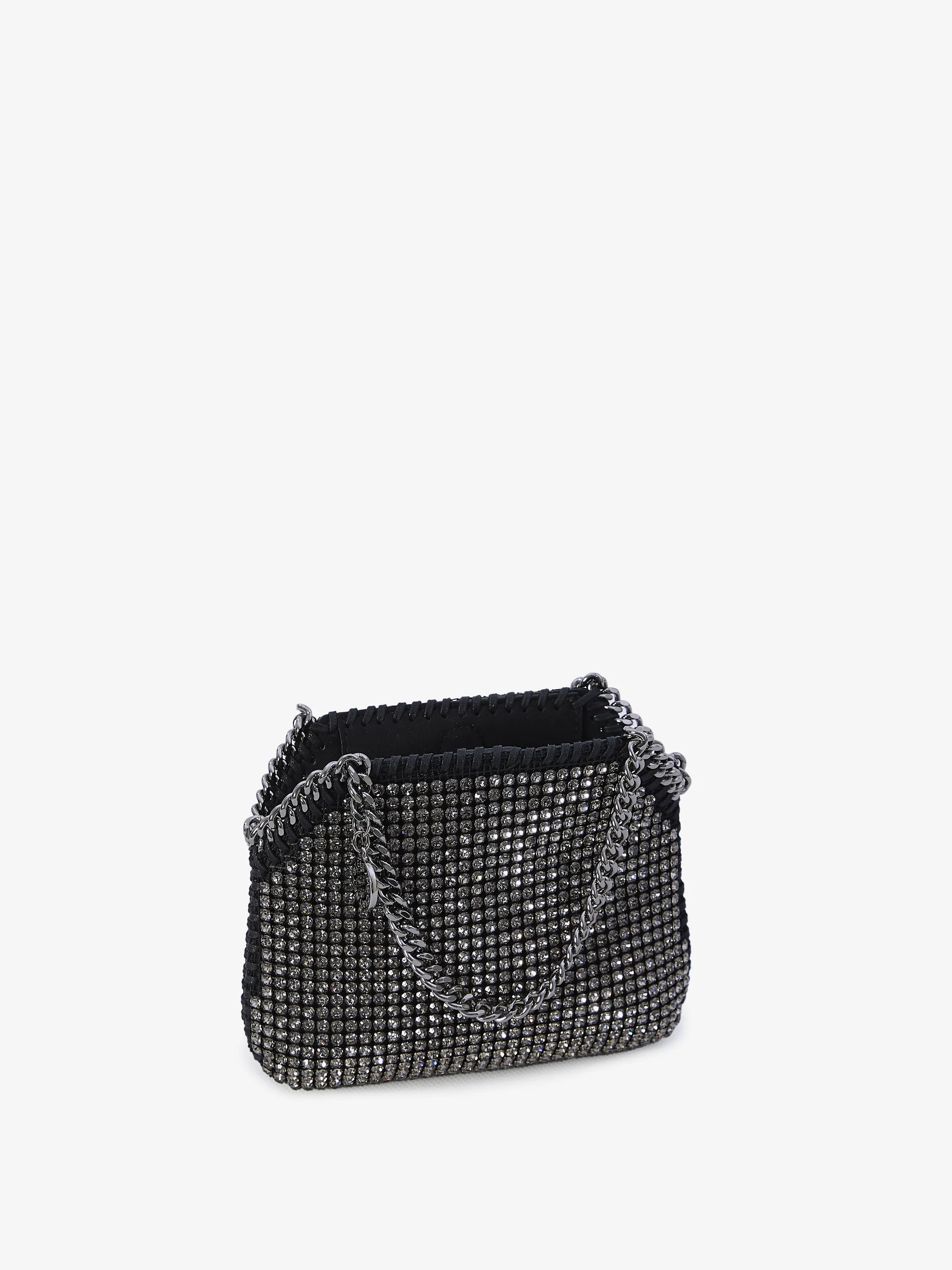 Falabella crystal mesh mini tote bag