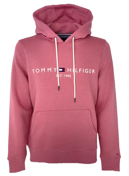 FELPA UOMO ROSA CON CAPPUCCIO