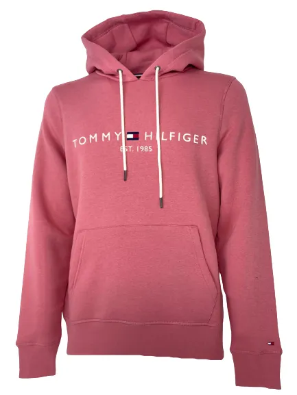 FELPA UOMO ROSA CON CAPPUCCIO