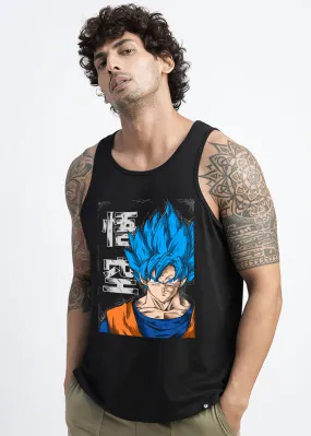 Fighter Goku Mens Printed Vest