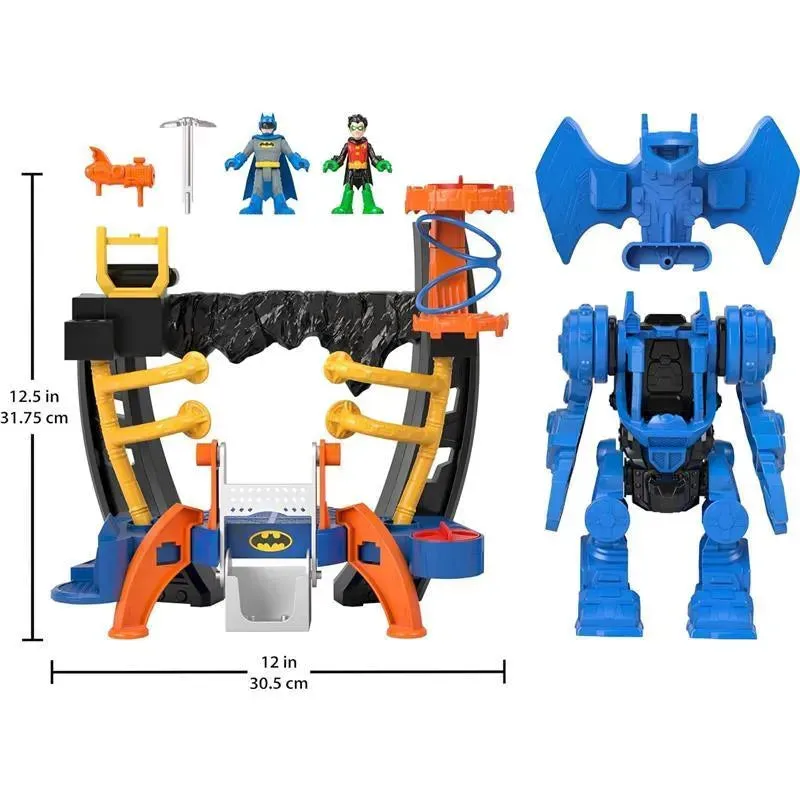 Fisher Price - ?Imaginext DC Super Friends Batman Playset, Robo Command Center with Batman & Robin Figures