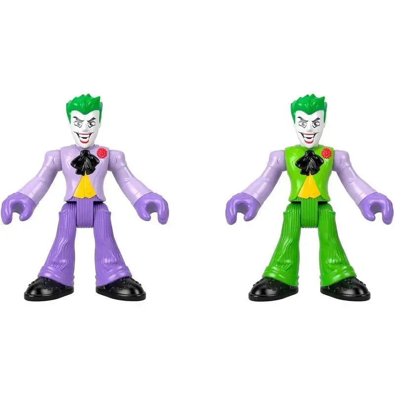 Fisher Price - Imaginext DC Super Friends Batman Toy The Joker Funhouse Playset Color Changers with 2 Figures