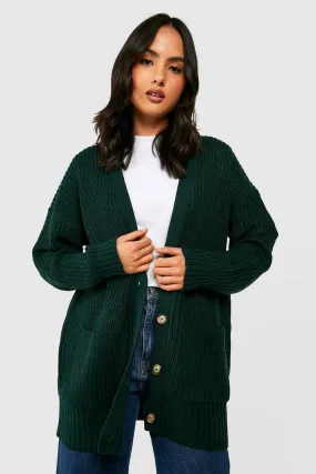Fisherman Button Through Cardigan