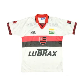Flamengo Umbro 1995/1996 Lubrax Away Football Shirt Medium/Large