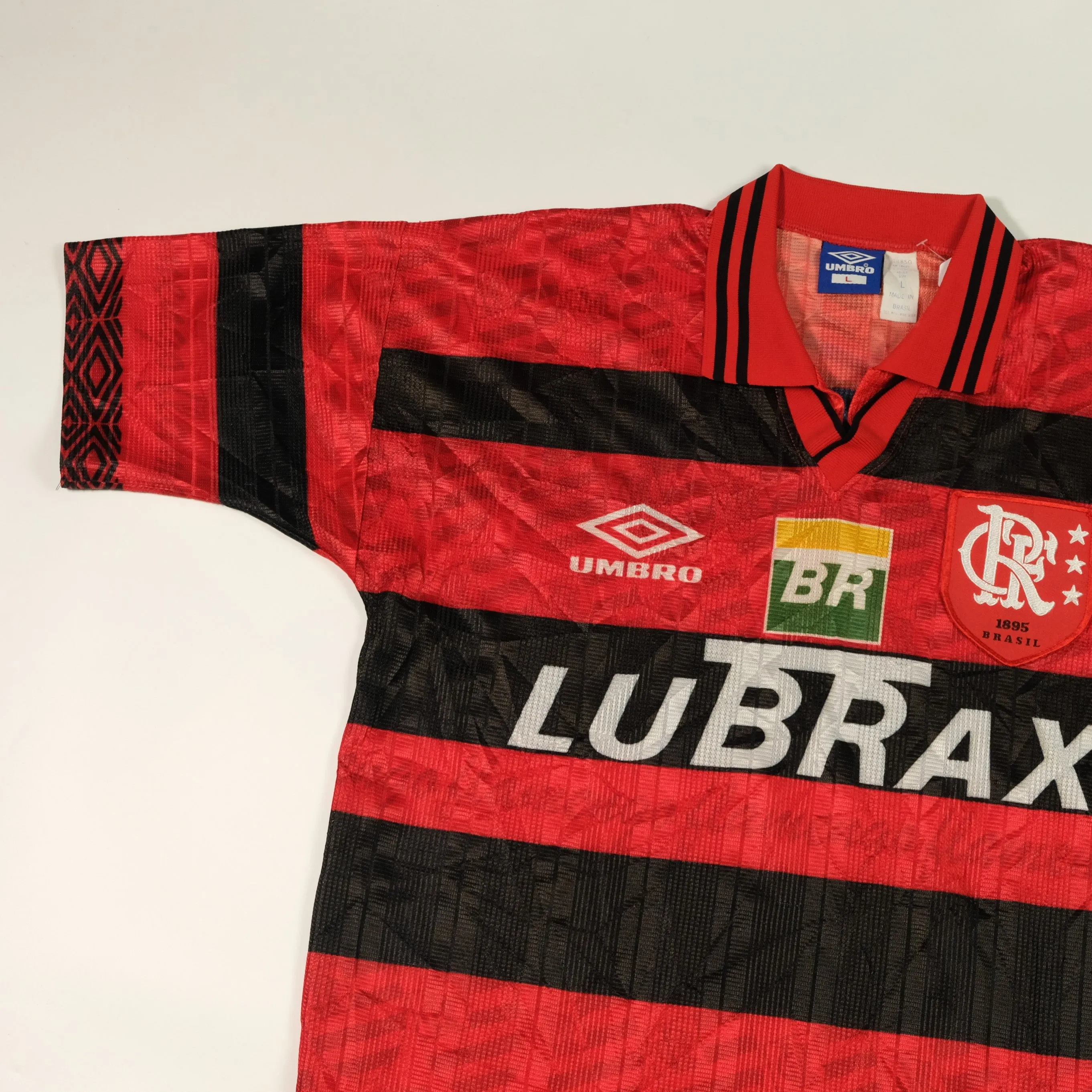 Flamengo Umbro 1998/1999 Lubrax Home Football Shirt Large