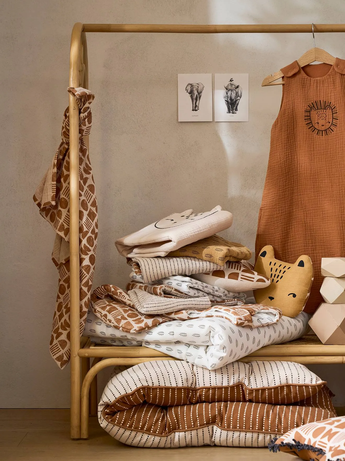 Floor Mattress, Ethnic - cinnamon