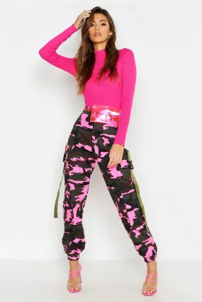 Fluroescent Camo Cargo Pants