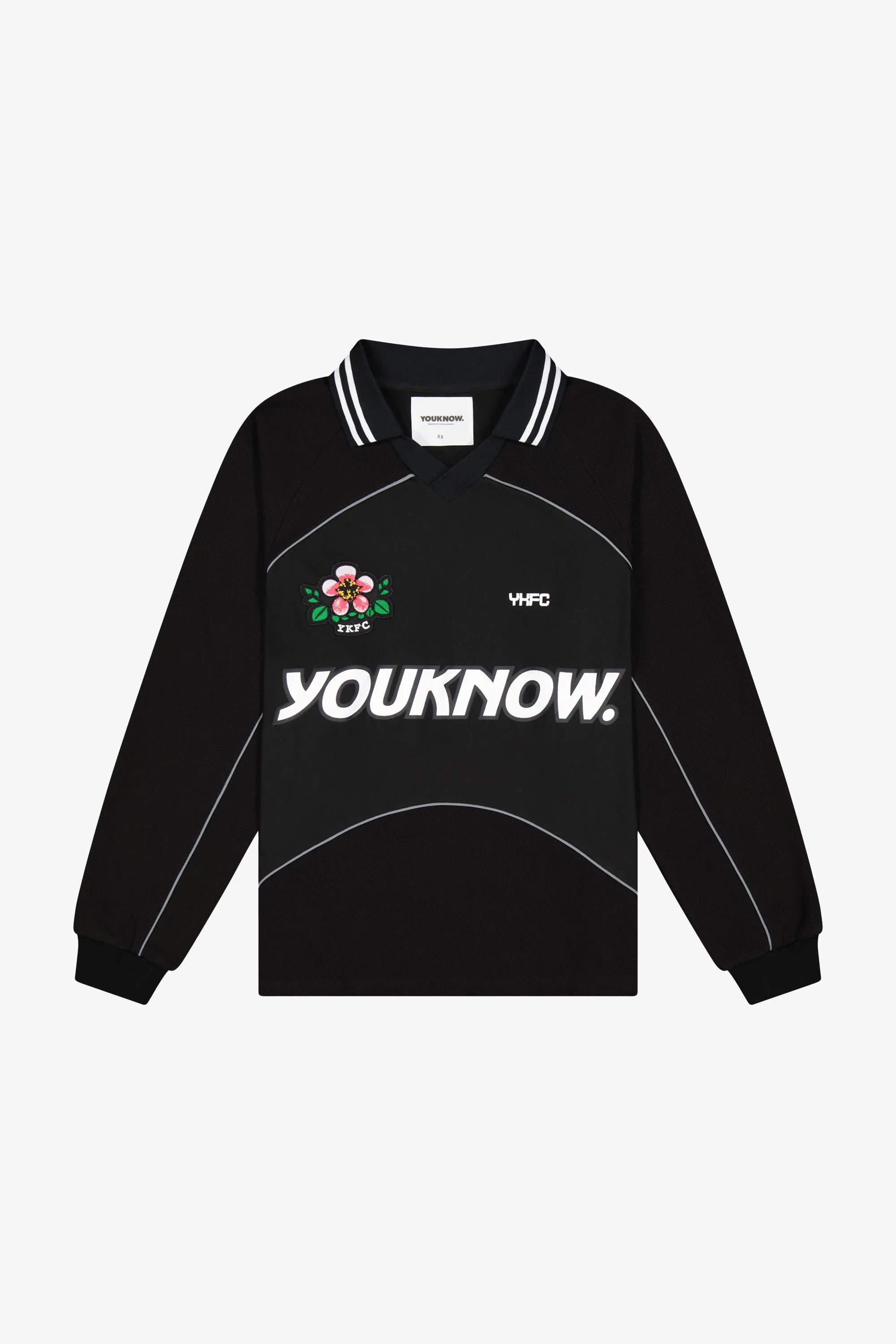 Football Long Sleeve | BLACK