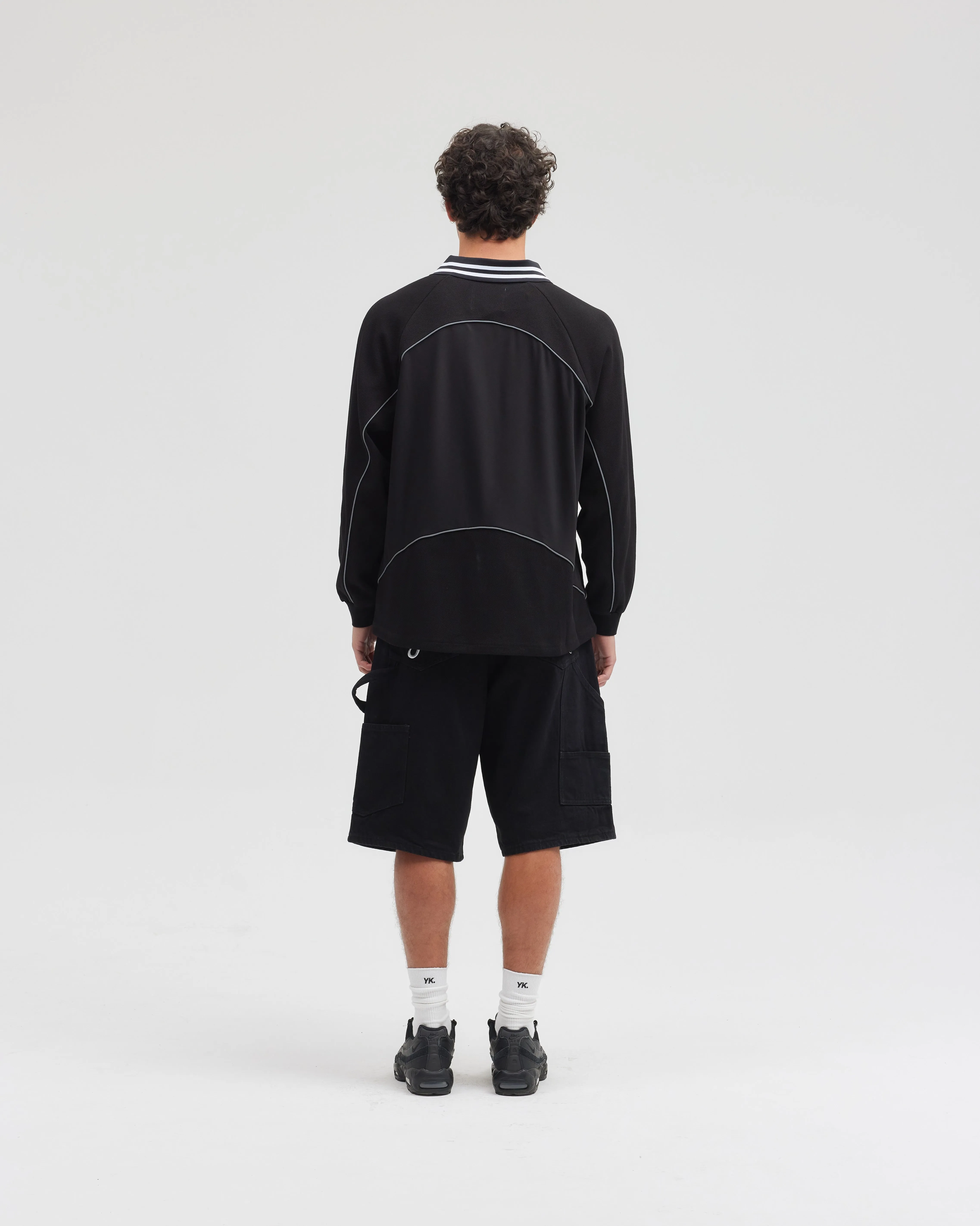 Football Long Sleeve | BLACK